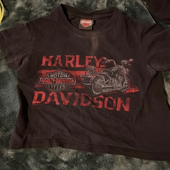 Harley-Davidson Tops - Harley Davidson Baby Tee vintage